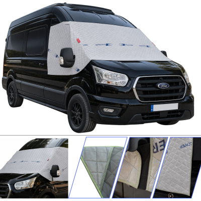 Thermo Omega Termiczna Mata ocieplana na szyby - przednią i boczne do samochodu Kamper Bus Ford Transit VII